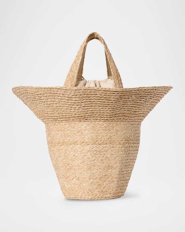 Sol Raffia Hat Top-Handle Bag